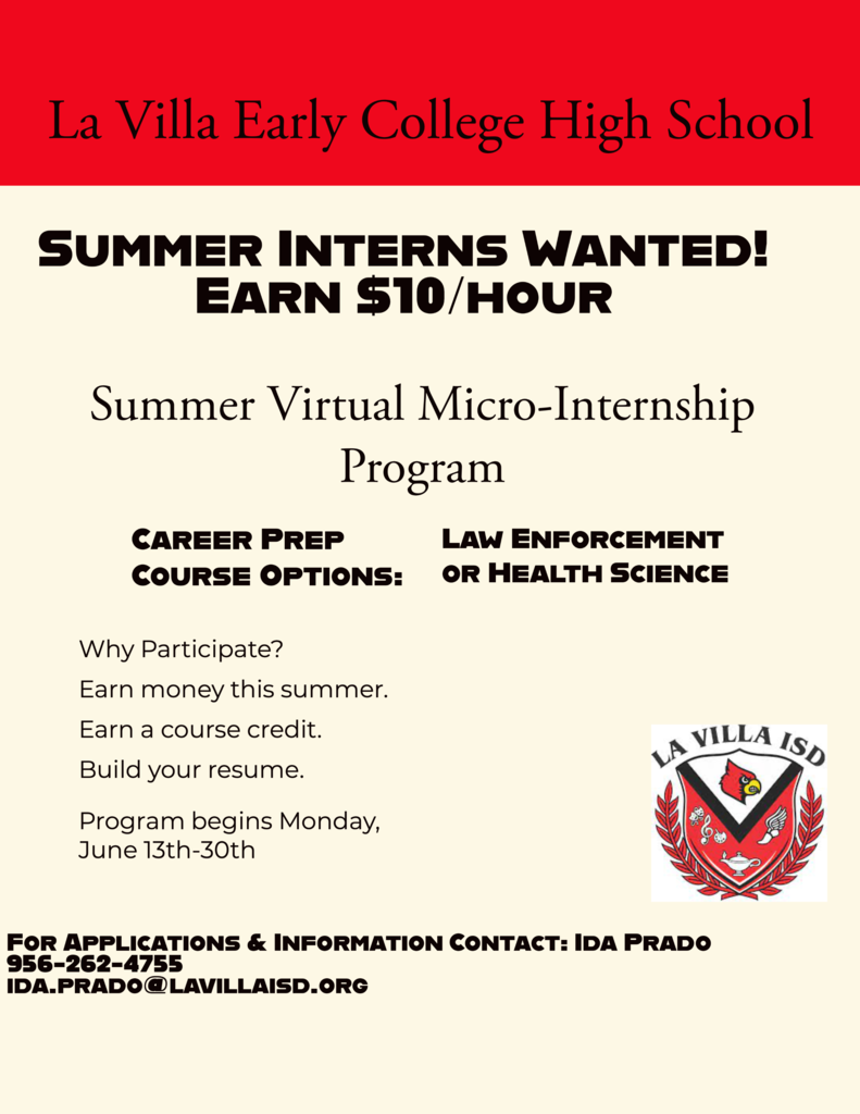 CTE Summer Internship