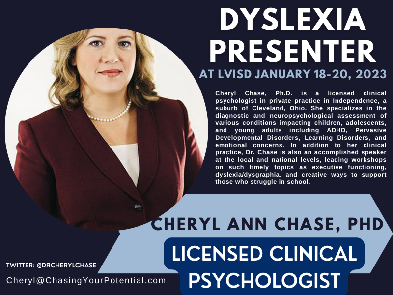 Dyslexia presenter