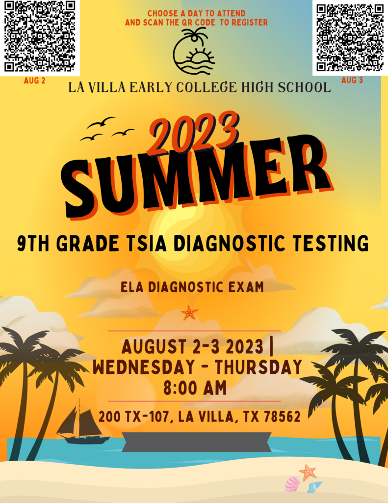 TSIA Diagnostic Test Registration